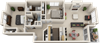 Aspire Apartments at Mountlake Terrace B3 Floor Plan